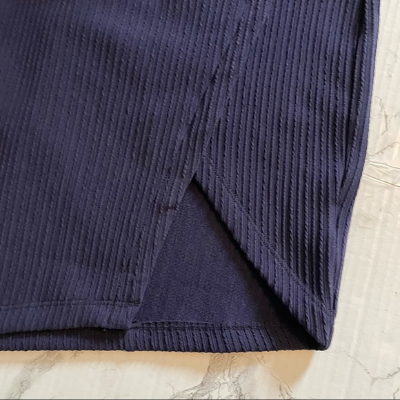 *ASTR* The Label Nordstrom Navy Ribbed Bodycon Dress NWT - Picture 9 of 14